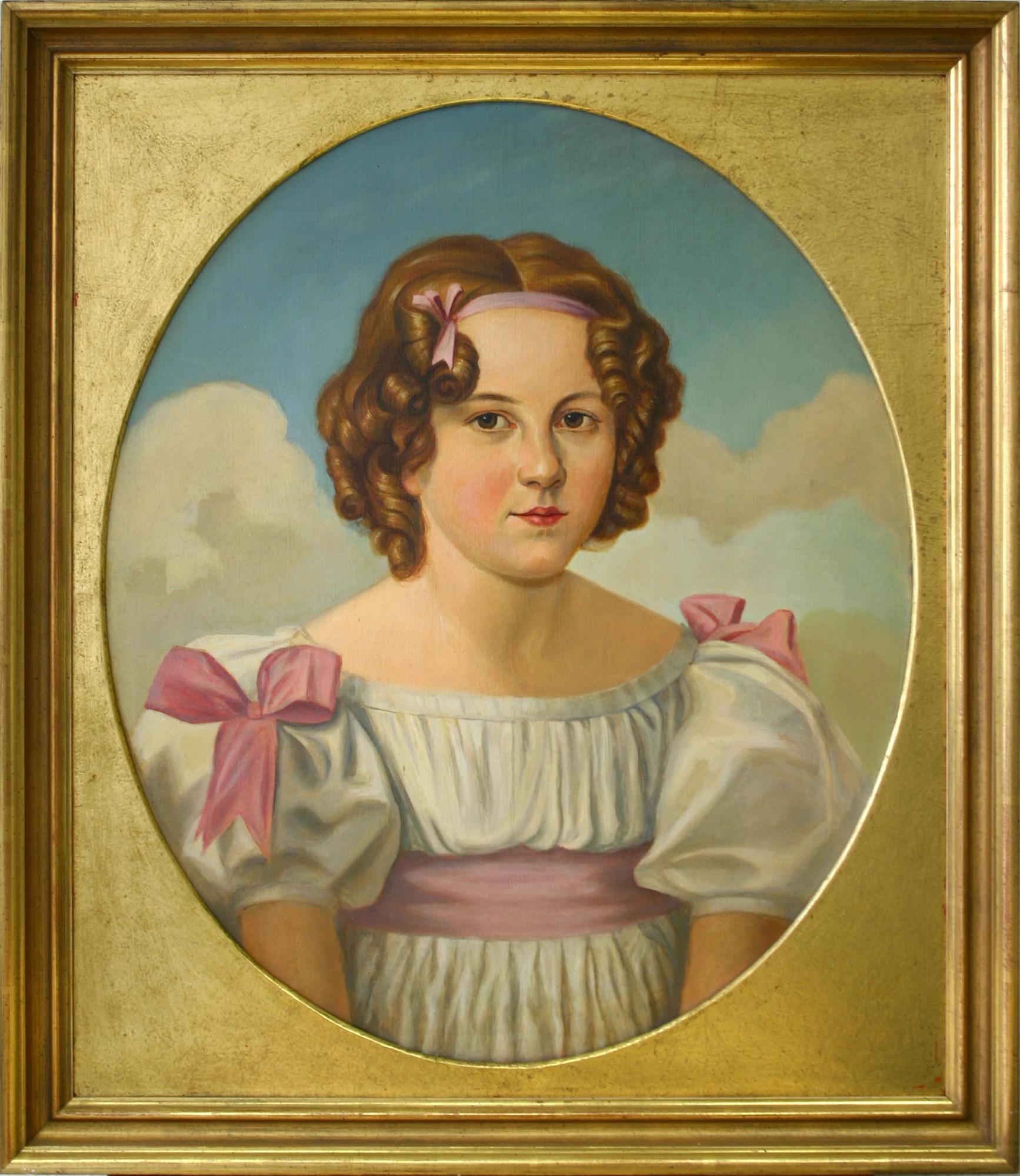 Jugendporträt von Auguste von Sartorius: ein Mädchen aus gutem Haus, das weiß, was es will.