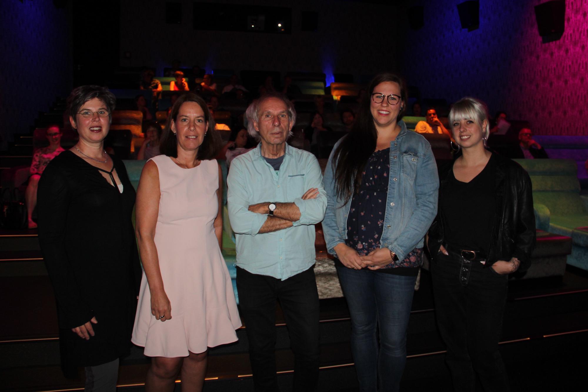 Von links: Daniela Jansen, Stephanie Schieder (VKM), Regisseur Wolfgang Quest, Gina Jansen und Maren Schiewe (Alexianer).
