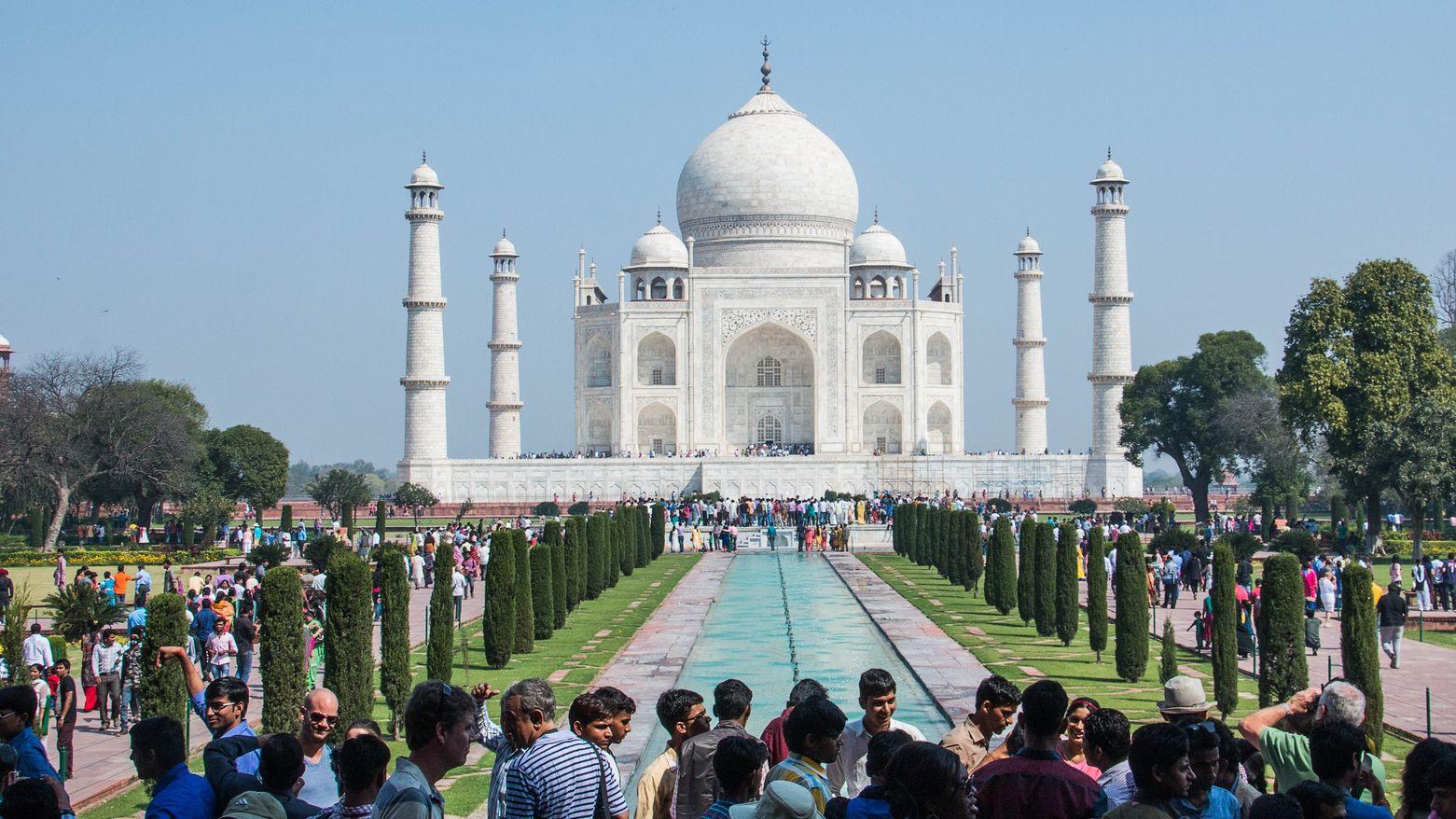 Das Taj Mahal in Indien lockt jährlich zehn Millionen Besucher an. Und ist ebenfalls Welterbe.